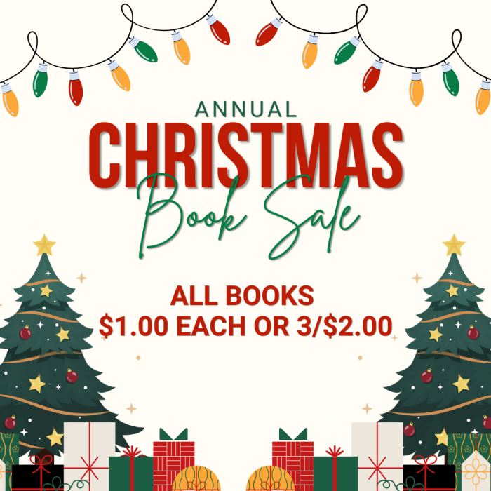 christmas book sale 25